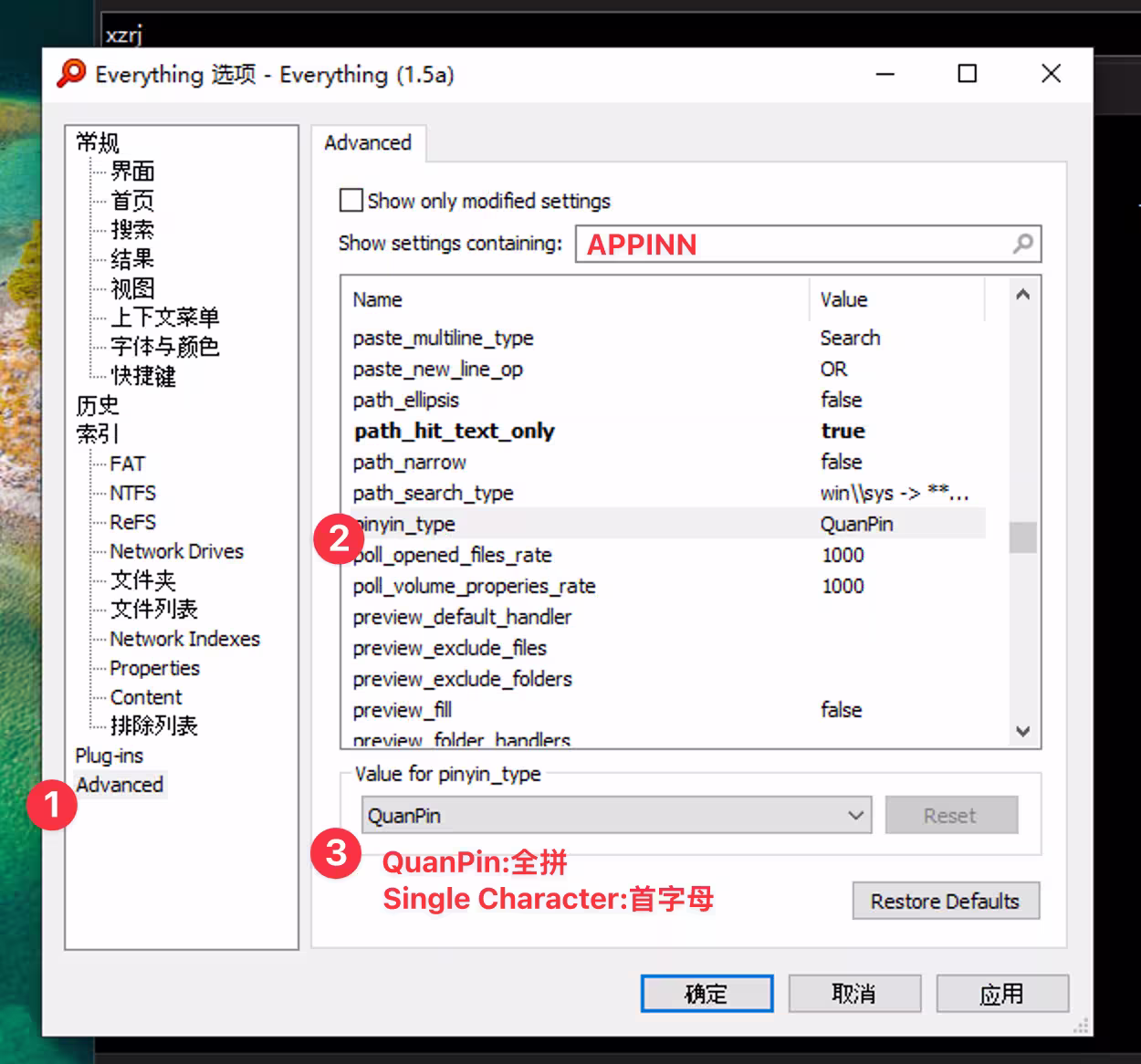 Everything 1.5a 新版发布:全新 SDK3 集成平台+搜索性能优化。支持拼音搜索(全拼、首字母)、全文搜索 4 Everything 1.5a 新版发布:全新 SDK3 集成平台+搜索性能优化。支持拼音搜索(全拼、首字母)、全文搜索 4