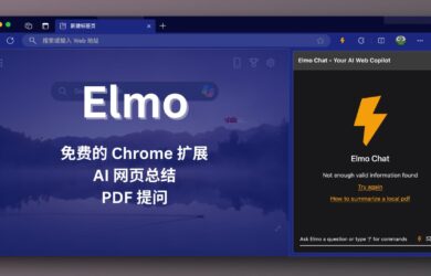 Elmo Chat - 快速总结网站内容、在线视频，与 PDF 聊天、翻译等，免费 Chrome 扩展 1