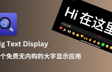Big Text Display - 一个免费无内购的全屏大字显示应用，带闪烁[iOS] 20