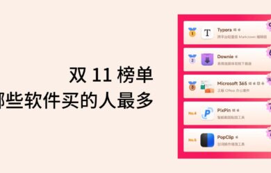双 11 榜单，哪些软件买的人最多 6