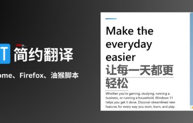 简约翻译 - 自带网页规则的双语对照翻译、字幕翻译、划词翻译、自动翻译插件[Chrome/Firefox/油猴脚本] 14