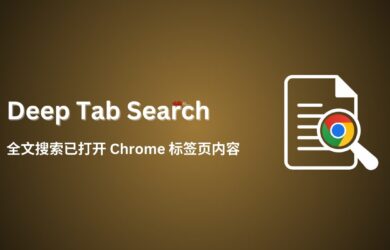 Deep Tab Search - 全文搜索已打开 Chrome 标签页内容，支持中文 12