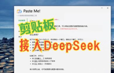 Paste Me - 酷似 PowerToys 高级粘贴，将 DeepSeek-R1 接入 Windows 剪贴板 14