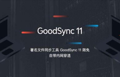 GoodSync 11 限免，著名文件同步工具，可同步 5 台设备，1 年免费，自带内网穿透 12