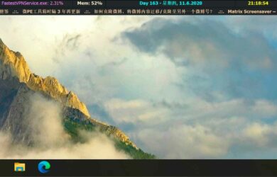 InfoBar - 在 Windows 顶部添加系统状态栏，还能滚动显示 RSS 新信息 5