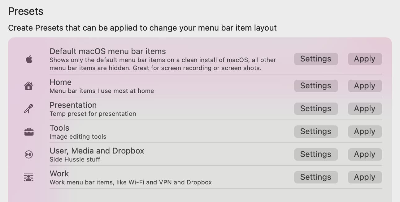 双12 特惠!Bartender 5 限时 8 折,最好的 macOS 菜单栏图标隐藏工具 4 双12 特惠!Bartender 5 限时 8 折,最好的 macOS 菜单栏图标隐藏工具 4