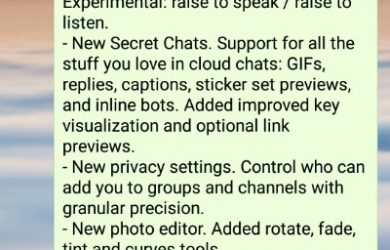 Telegram 新版，加密聊天支持全部内容 56