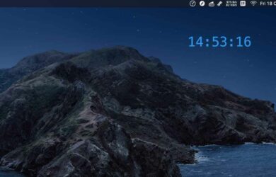 zClock - Mac 桌面时钟，在桌面置顶显示极简时钟、倒计时、网速 3